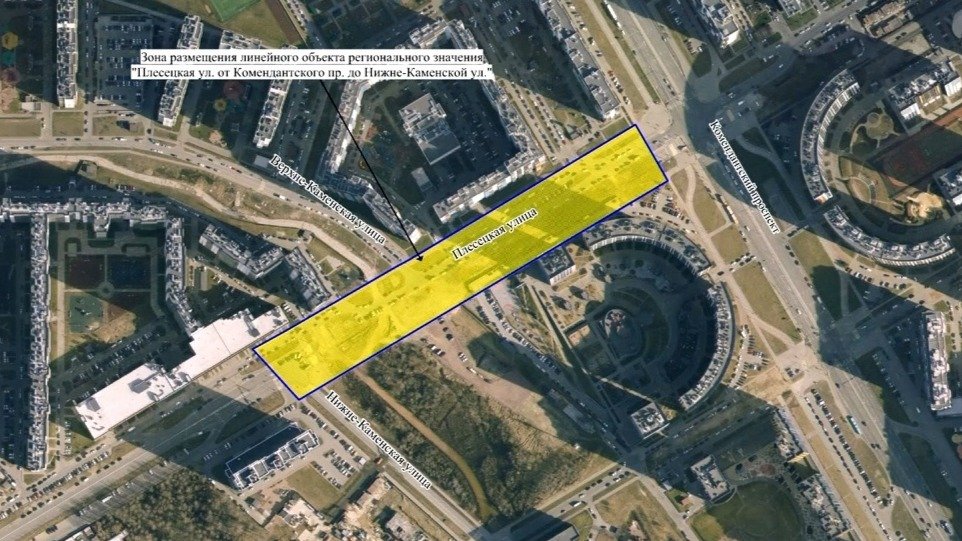 Участок Плесецкой улицы от Комендантского до Нижне-Каменской улицы разрешили ввести в эксплуатацию