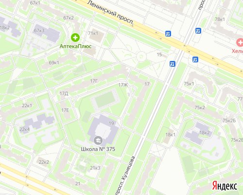 Схема: «Яндекс.Карты»