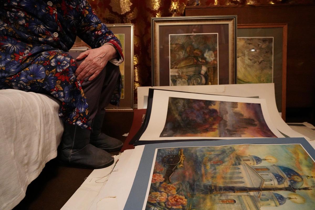 Картины Валентины Левановой. Фото: Павел Борисенко / MR7