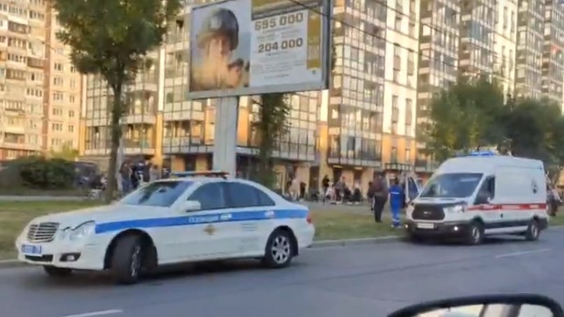 Скриншот видео группы «ДТП и ЧП Петербург» в соцсети «ВКонтакте»