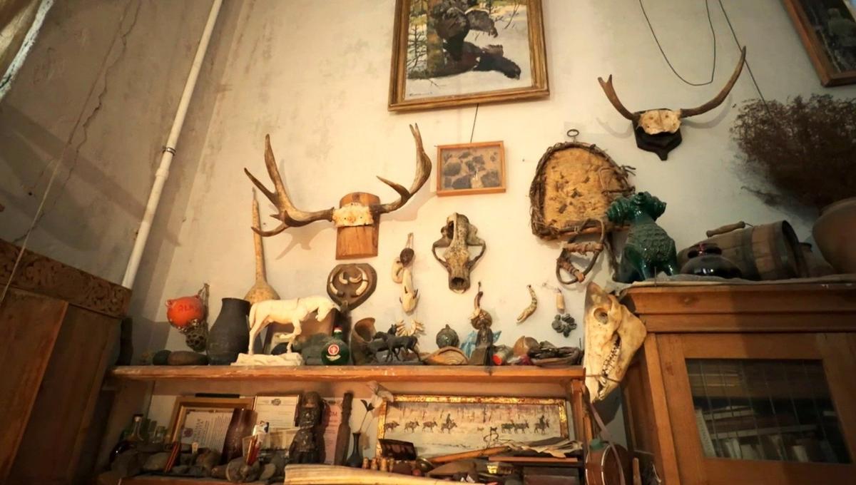 Тотемы, привезённые Всеволодом Петровым-Маслаковым из экспедиций. Фото: Валерия Шимаковская / MR7