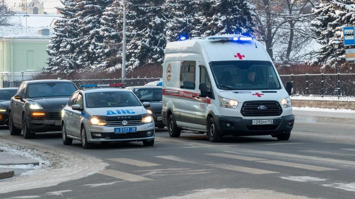 Сбитую на проспекте Медиков пожилую женщину госпитализировали