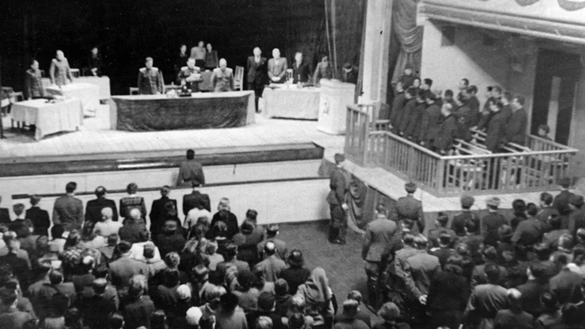 Новгородский судебный процесс 1947 года. Фото: из архива 1-го Западного окружного военного суда