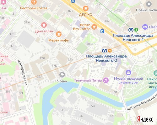 Схема: «Яндекс.Карты»