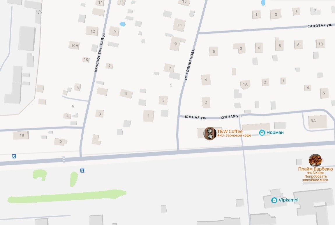 Схема: «Яндекс.Карты»