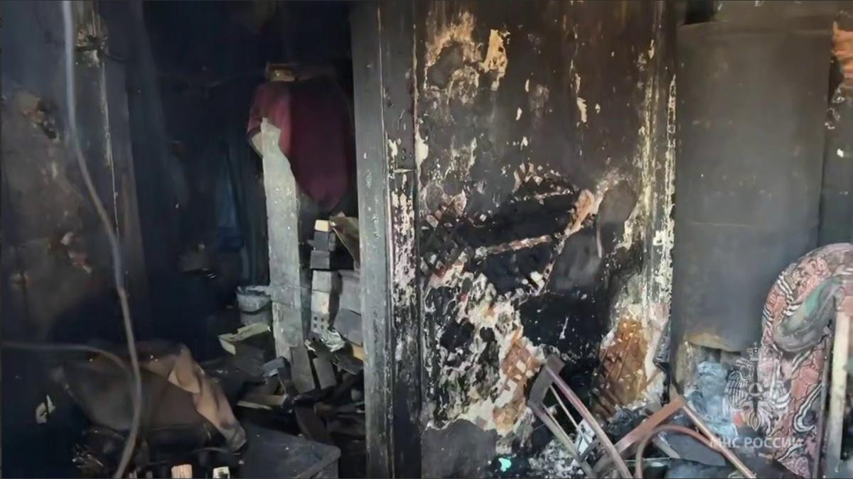 Скриншот видео: МЧС Ленобласти