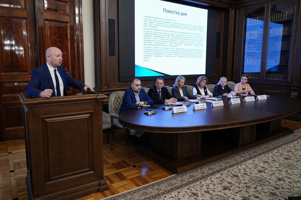 Заседание комисси. Фото: сайт Законодательного Собрания Петербурга