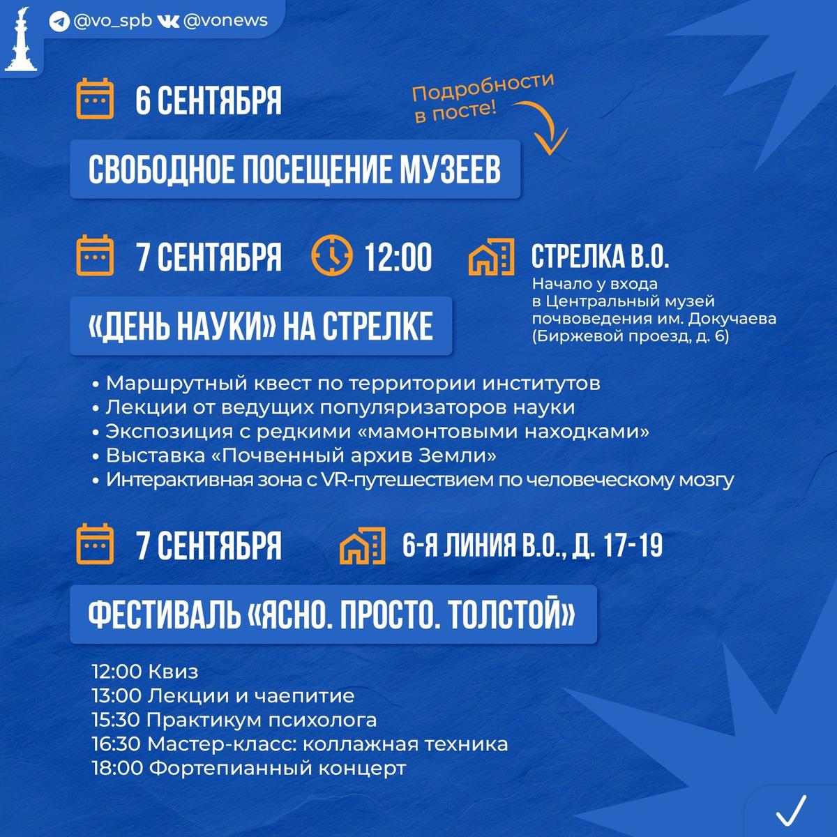 Афиша праздника «День Василеостровского района»