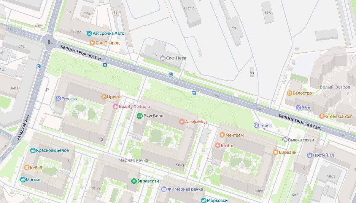 Схема: «Яндекс.Карты»