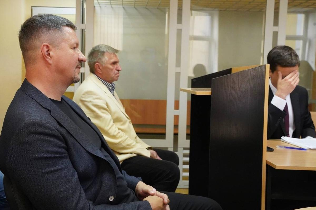 Евгений Луганский (на переднем плане) и Сергей Оверчук. Фото: Павел Борисенко / MR7