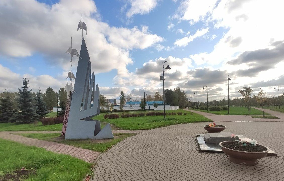 Памятник «Белые журавли». Фото: «Яндекс.Карты»