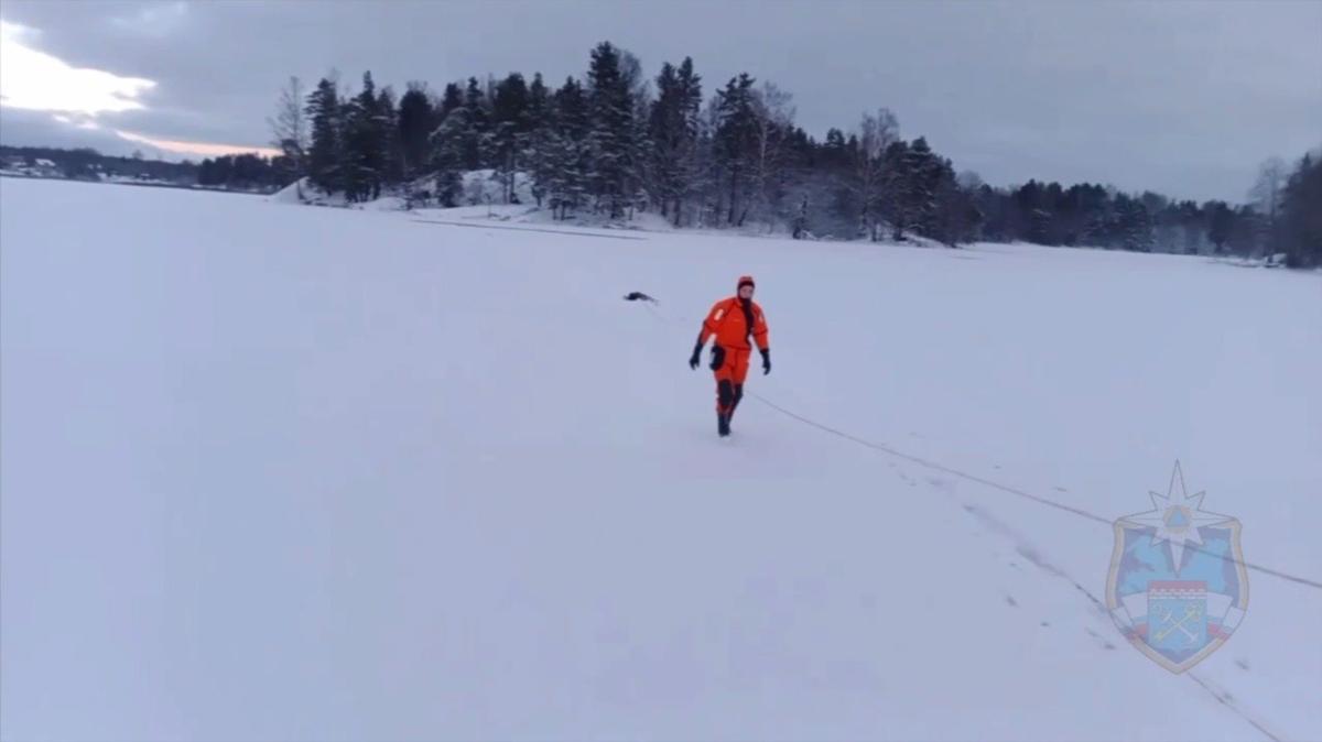 Скриншот видео: Аварийно-спасательная служба Ленобласти