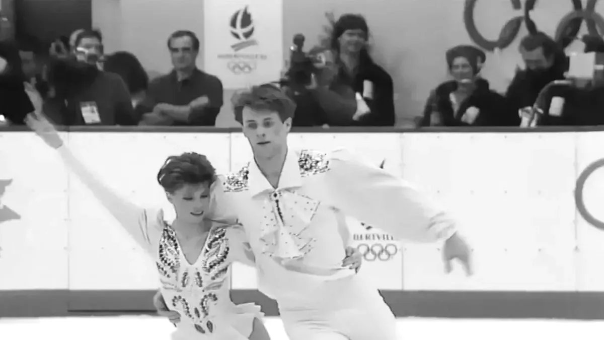 Евгения Шишкова и Вадим Наумов на Олимпиаде-1992. Скриншот видео YouTube
