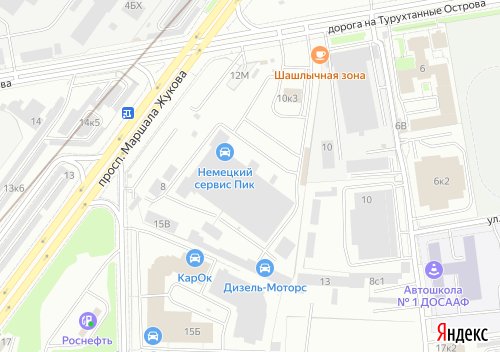 Схема: «Яндекс.Карты»