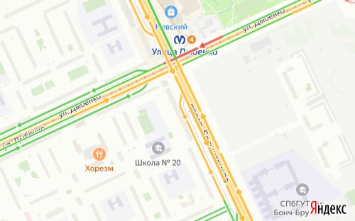 Схема: «Яндекс.Карты»