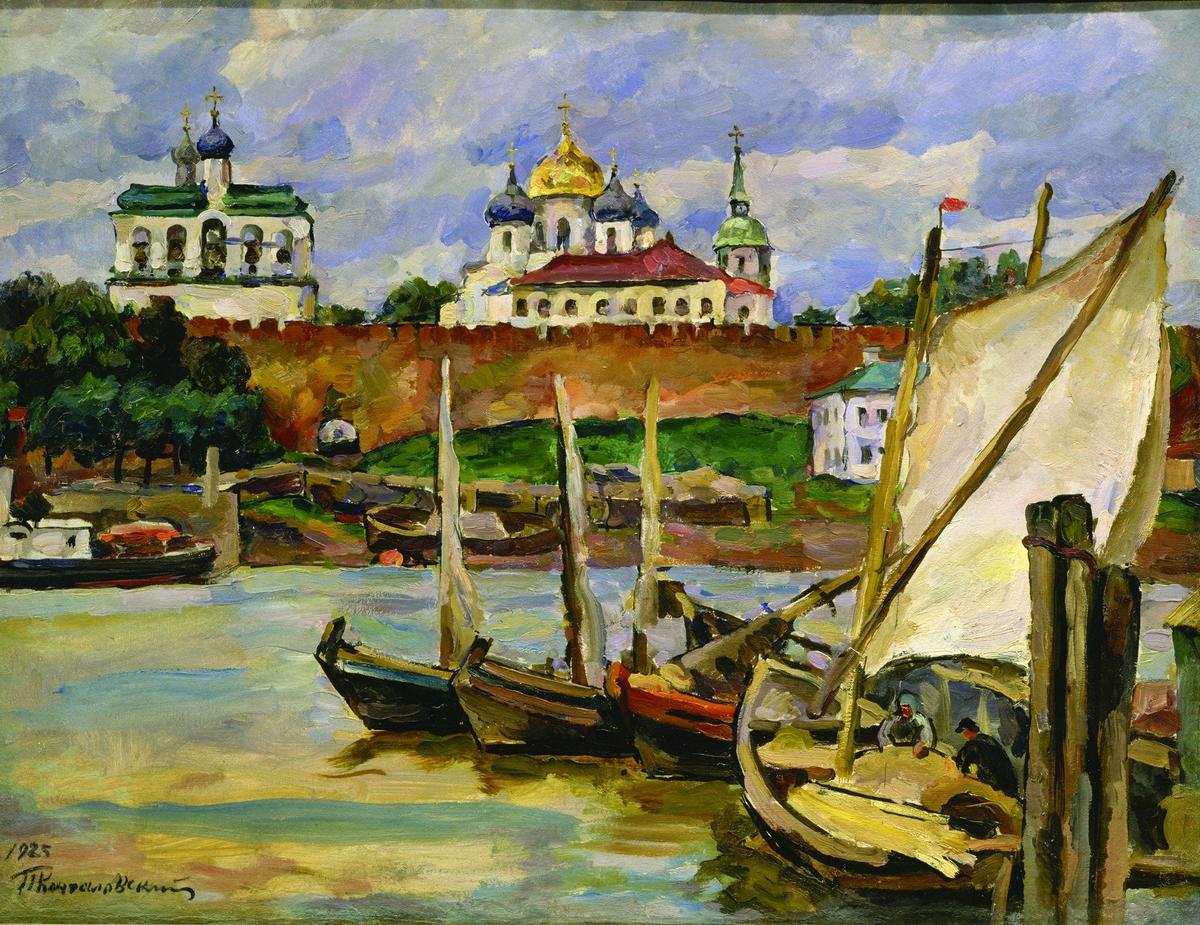 Пётр Кончаловский — «Новгород. Детинец». Изображение: предоставлено Русским музеем