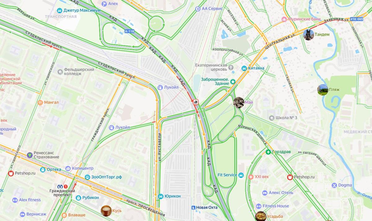 Скриншот «Яндекс.Карты»