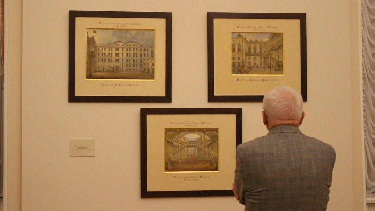 Выставка акварельных пейзажей Василия Садовникова открылась в Михайловском замке