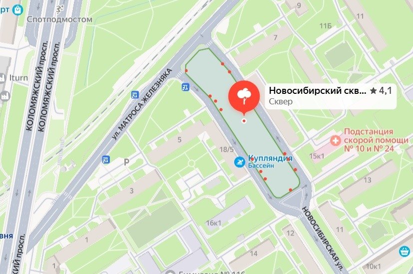 Карта: «Яндекс Карты»