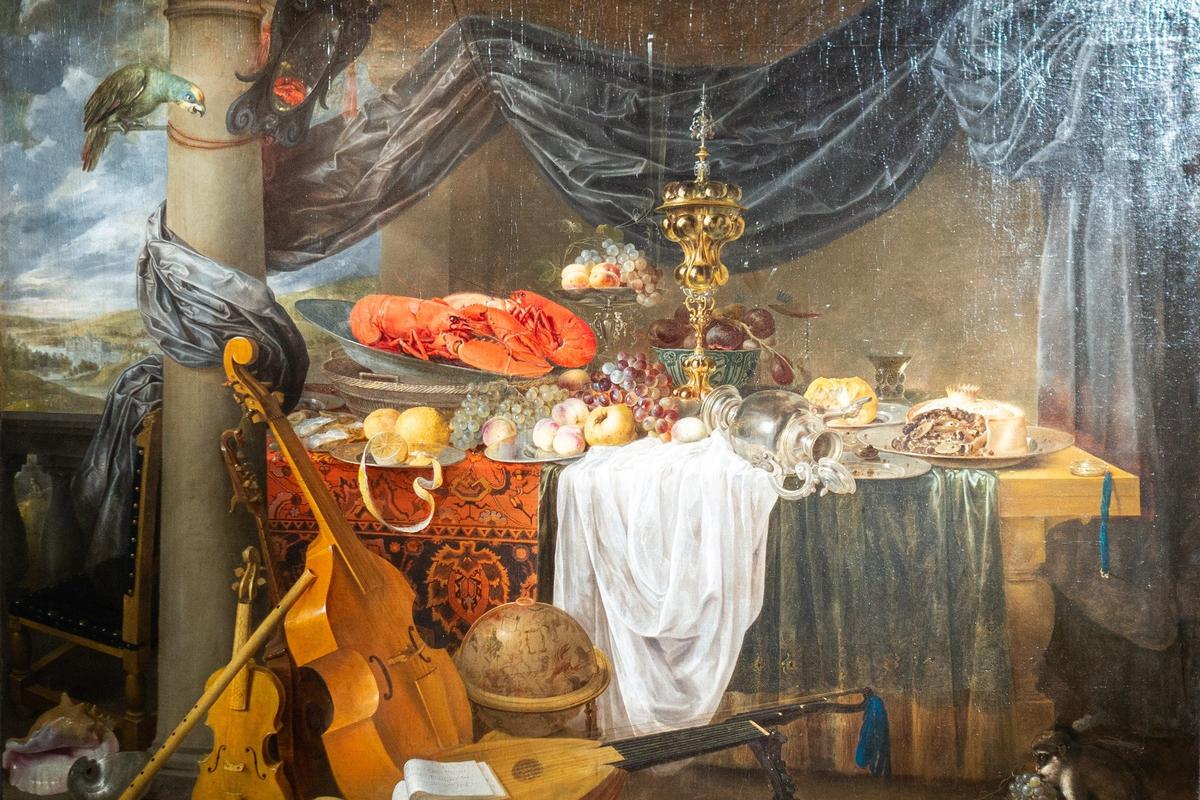 «Роскошный натюрморт», Ян ван ден Хекке, 1659-1675. Фото: Дмитрий Абрамов / MR7