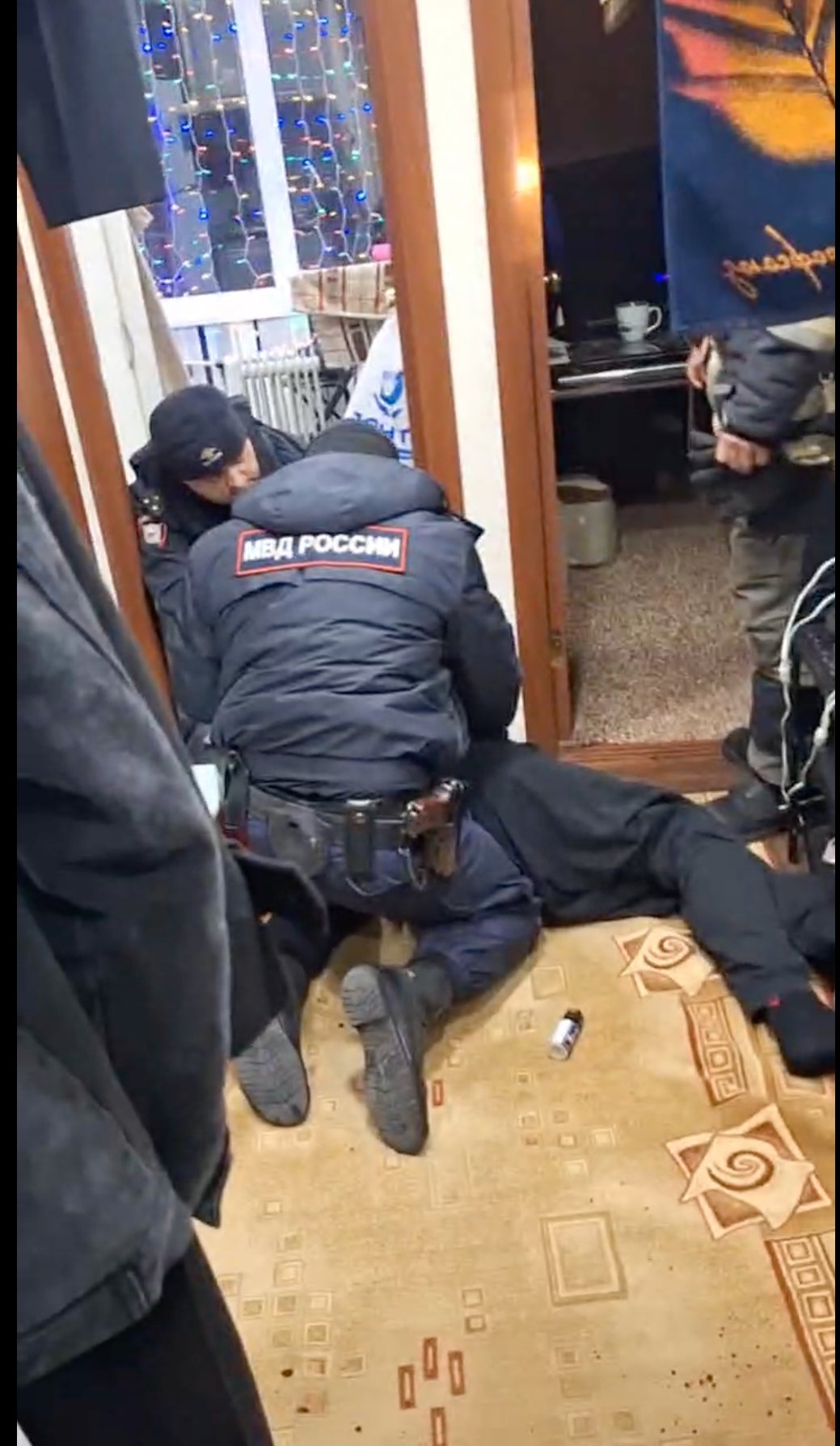 Скриншот из видео, снятом свидетелем