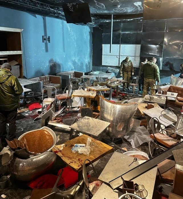 Кафе после взрыва. Фото:  пресс-служба СК