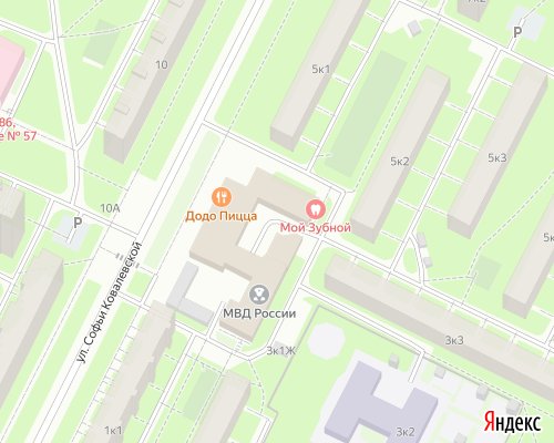 Схема: «Яндекс.Карты»