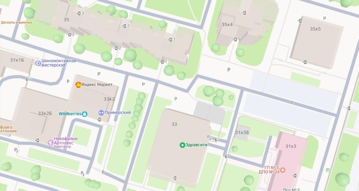 Страдающие от изношенных теплосетей дворы улицы Кораблестроителей. Схема: «Яндекс.Карты»