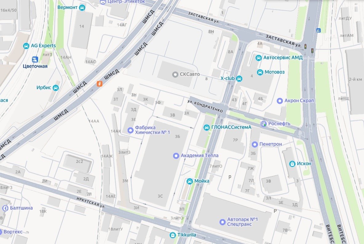 Схема: «Яндекс.Карты»