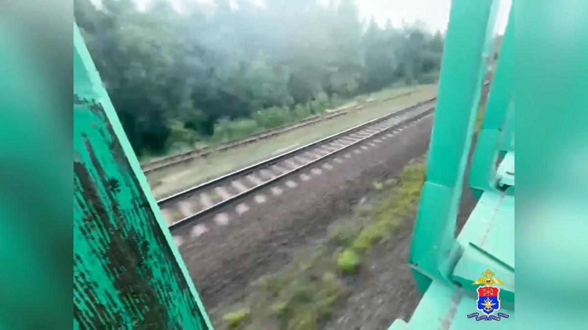 Скриншот видео транспортной полиции по СЗФО