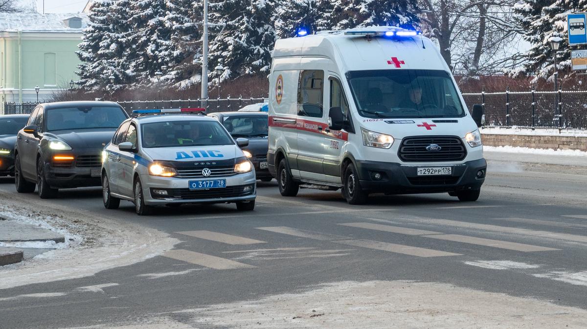 Иномарка насмерть сбила мужчину во дворе дома на Пулковском шоссе