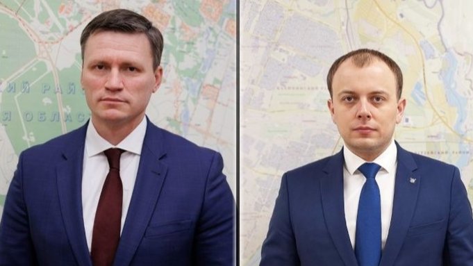 Александр Якушев (слева) и Андрей Хорт (справа). Фото: пресс-служба Смольного