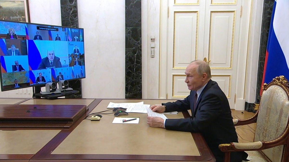 Скриншот видео: пресс-служба Кремля