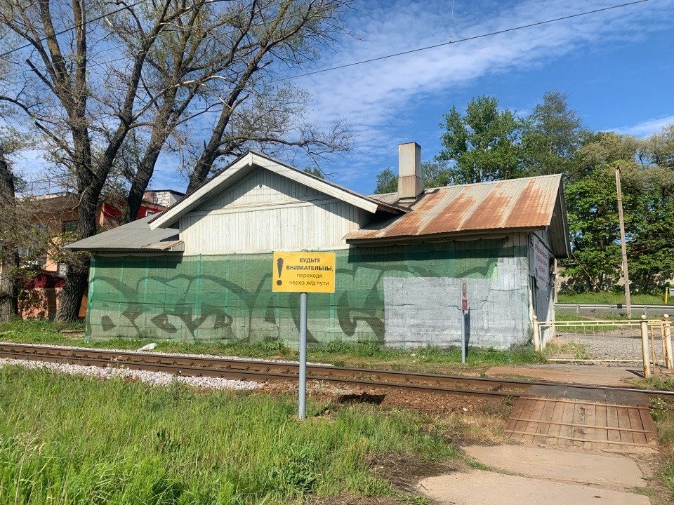 Железнодорожный вокзал платформы Горская. Фото: пресс-служба КГИОП