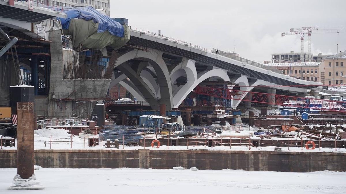 Как строят Большой Смоленский мост