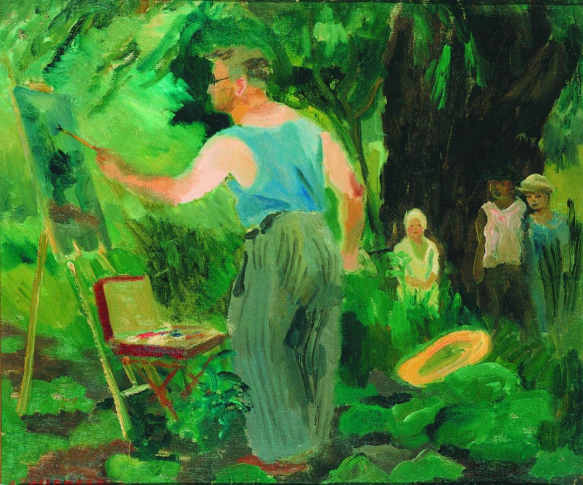 Лидия Тимошенко. «На этюде».