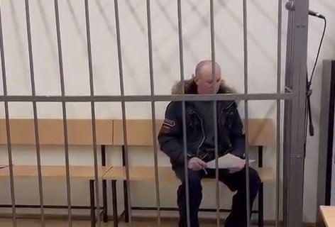 Игорь Семенов на заседании по избранию меры пресечения 15 марта 2023 года. Скриншот видео: объединенная пресс-служба судов Петербурга