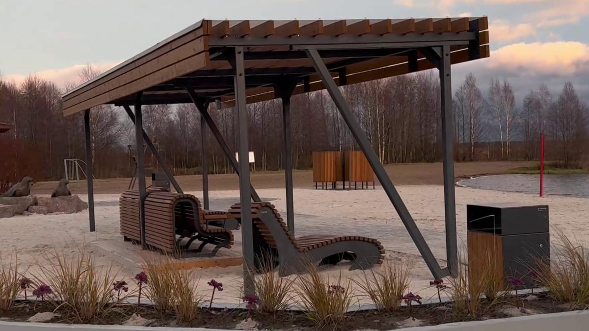 Благоустройство пляжа «Северный» в Сестрорецке. Фото: администрация Курортного района