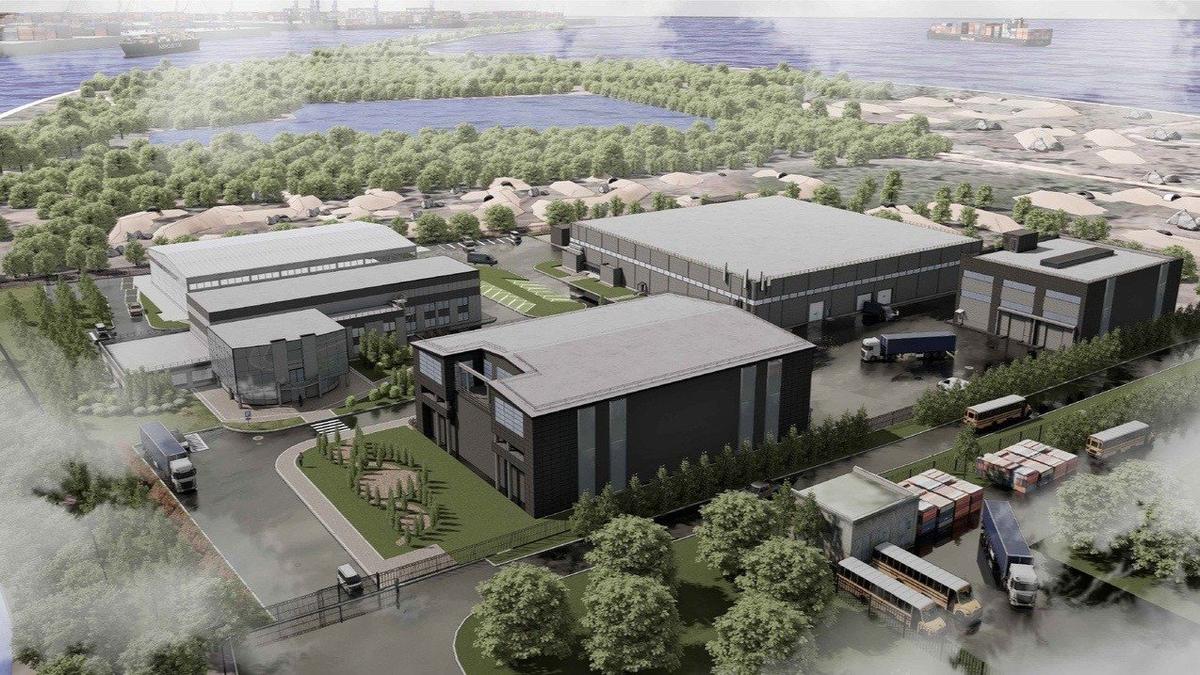 КГА согласовал облик складского комплекса на Канонерском острове