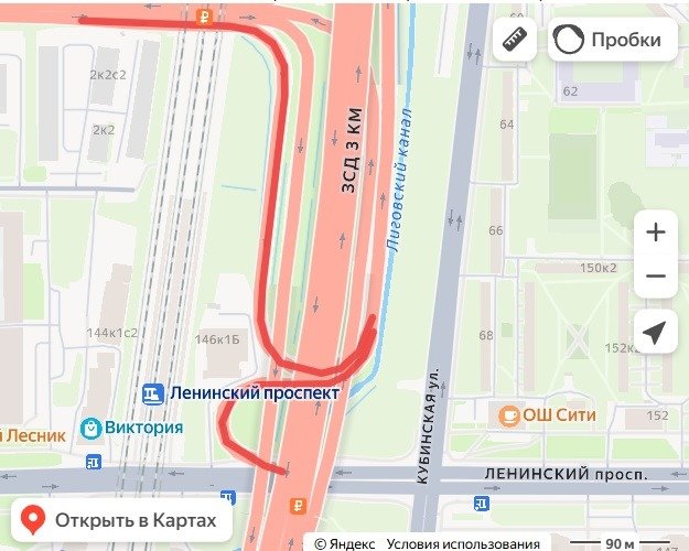 Карта: «Магистрали Северной столицы»