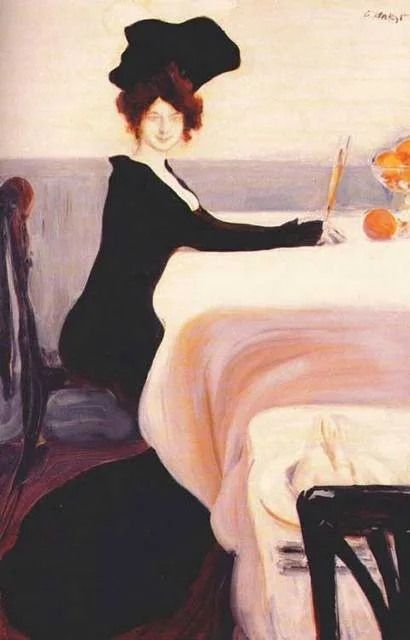 Л. Бакст, Ужин, 1902