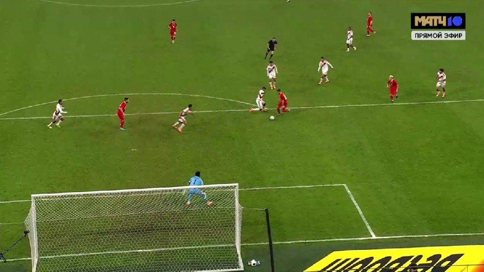 Скриншот трансляции «МАТЧ ТВ»