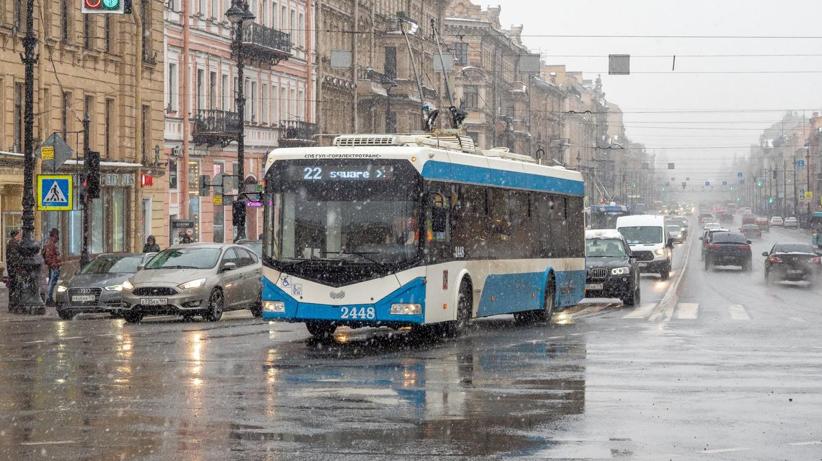 Подросток на самокате попал под троллейбус на площади Александра Невского —  Новости Санкт-Петербурга › МР7.ру