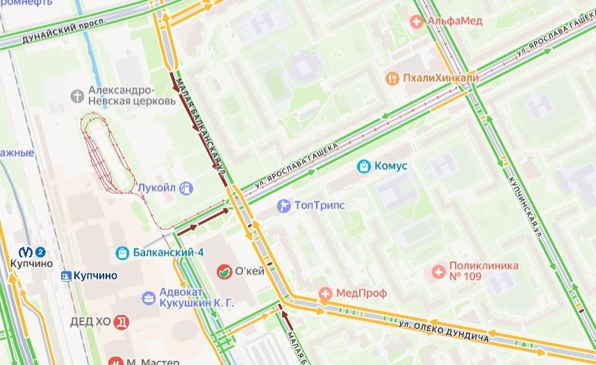 Схема: «Яндекс.Карты»