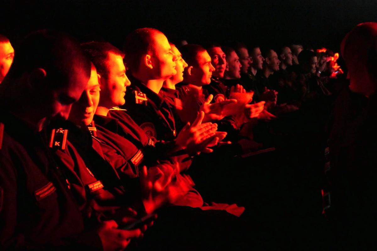 Основной аудиторией концерта, как и «кружка» по тактической медицине, были кадеты. Фото: Павел Даиси / MR7