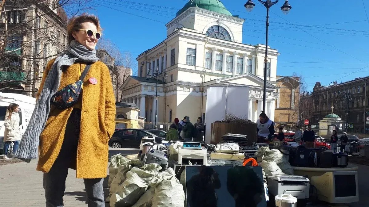 «Электроосень» в центре Петербурга. Архивное фото: предоставлено Марией Ивляновой