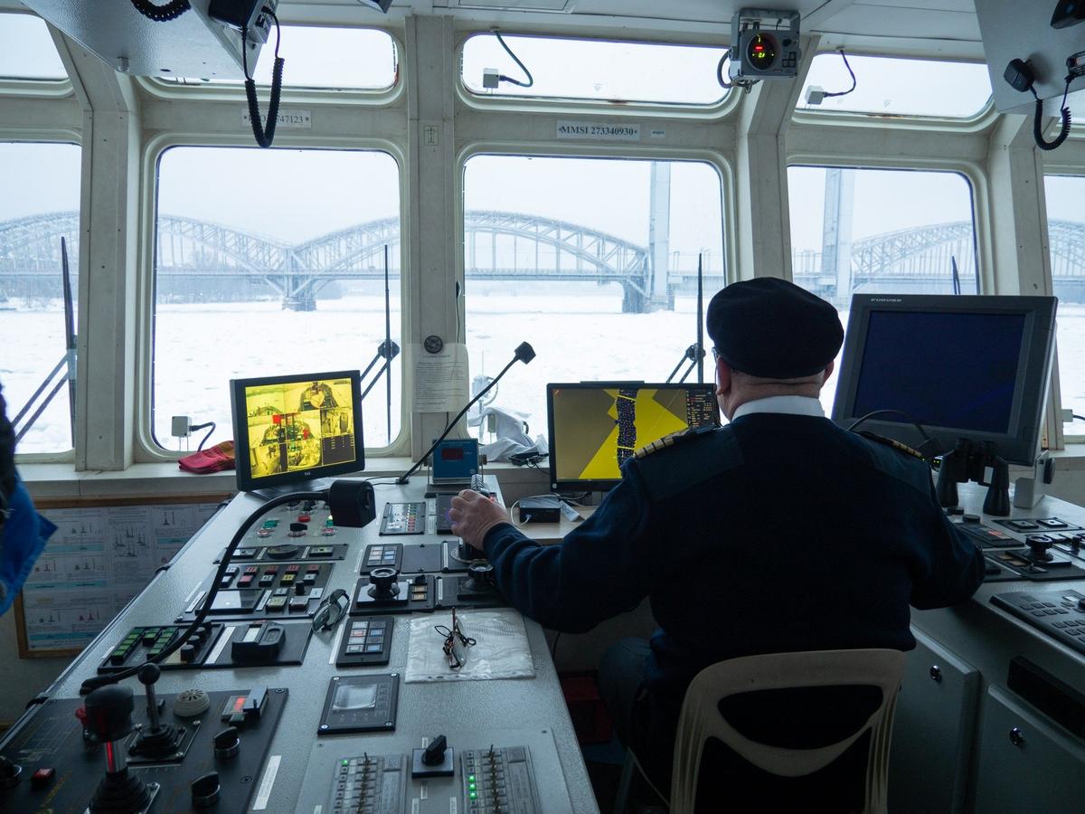 Рубка действующего ледокола «Невская застава». Фото: Дмитрий Абрамов / MR7