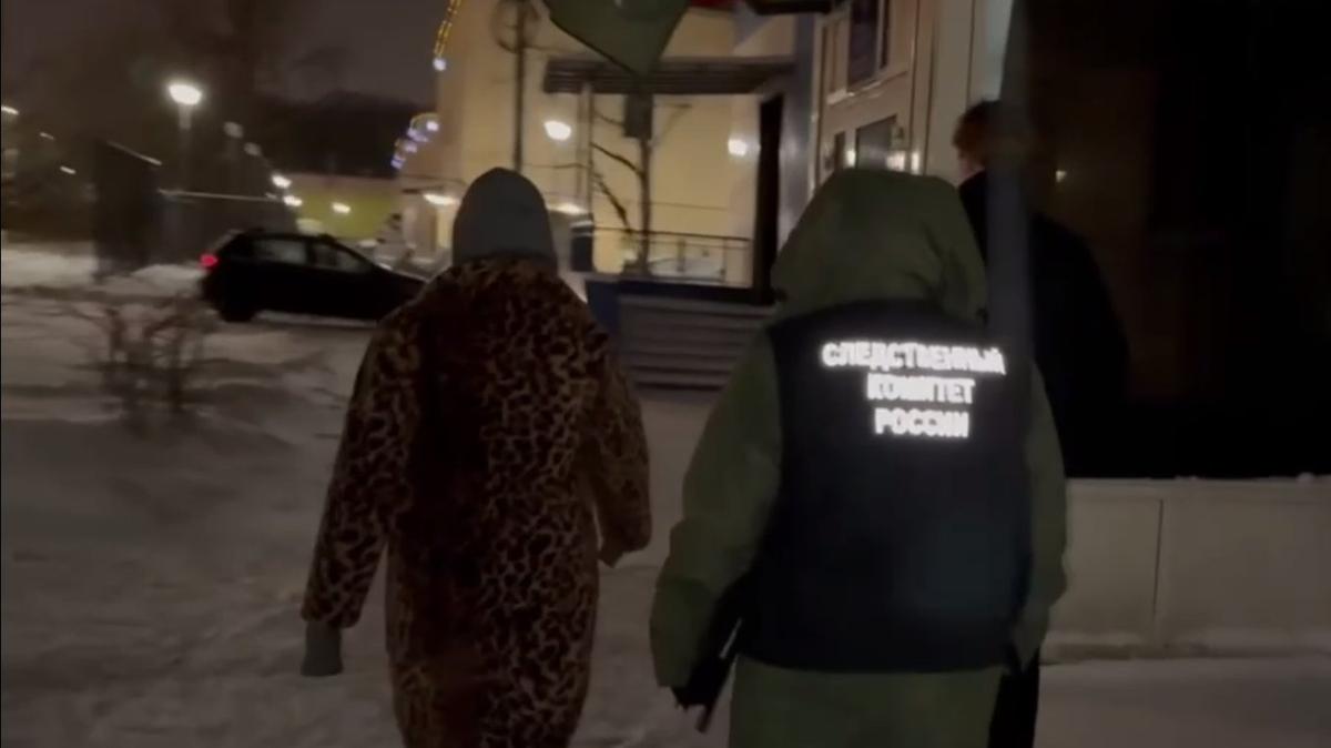 Скриншот видео: следственный комитет Петербурга