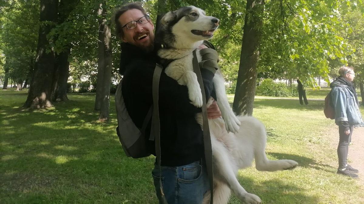 В Вяземском саду гуляли с собаками против живодёрских поправок в закон