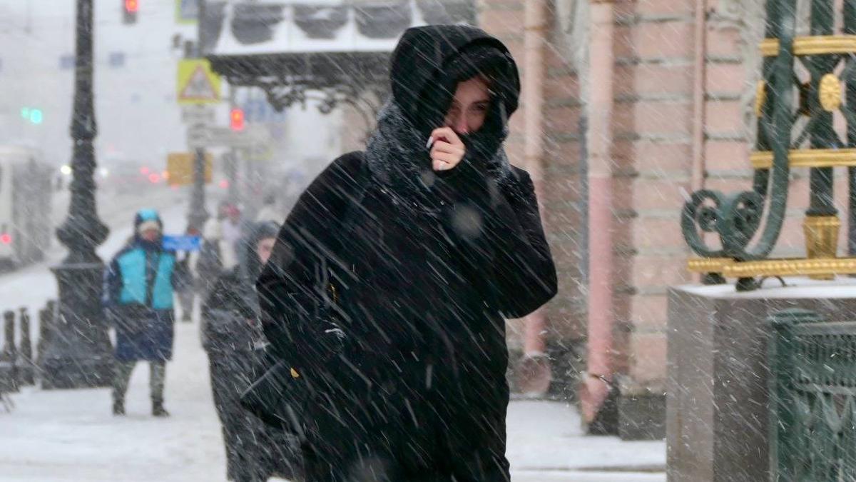 Петербург завалило снегом — город встал в девятибалльных пробках